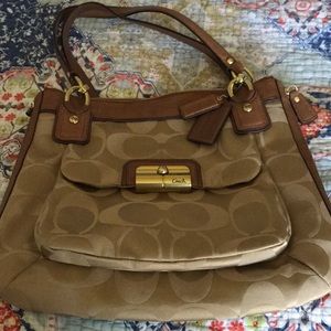 Coach C Print Purse